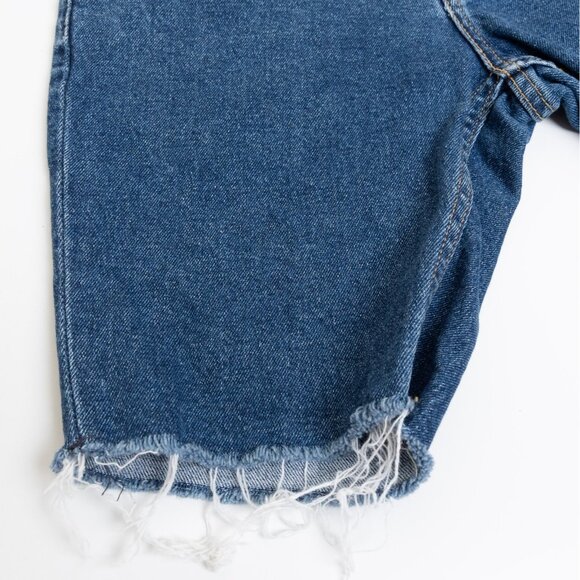 Levis 511 Shorts Blue Denim Pride Rainbow Stonewall Raw Hem Embroidered Size 30 - Picture 6 of 14